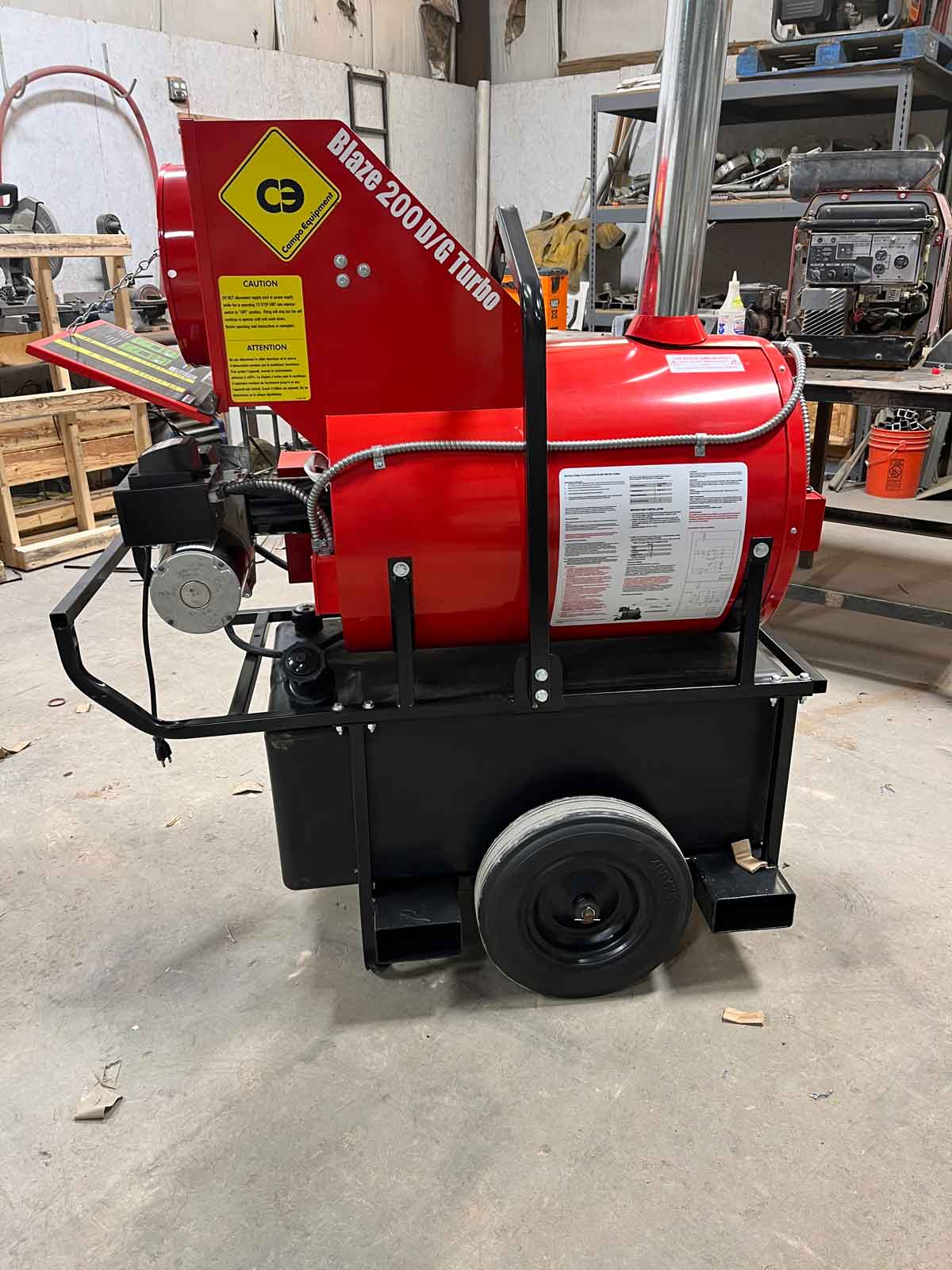 Blaze 200 D/G Turbo indirect-fired heater