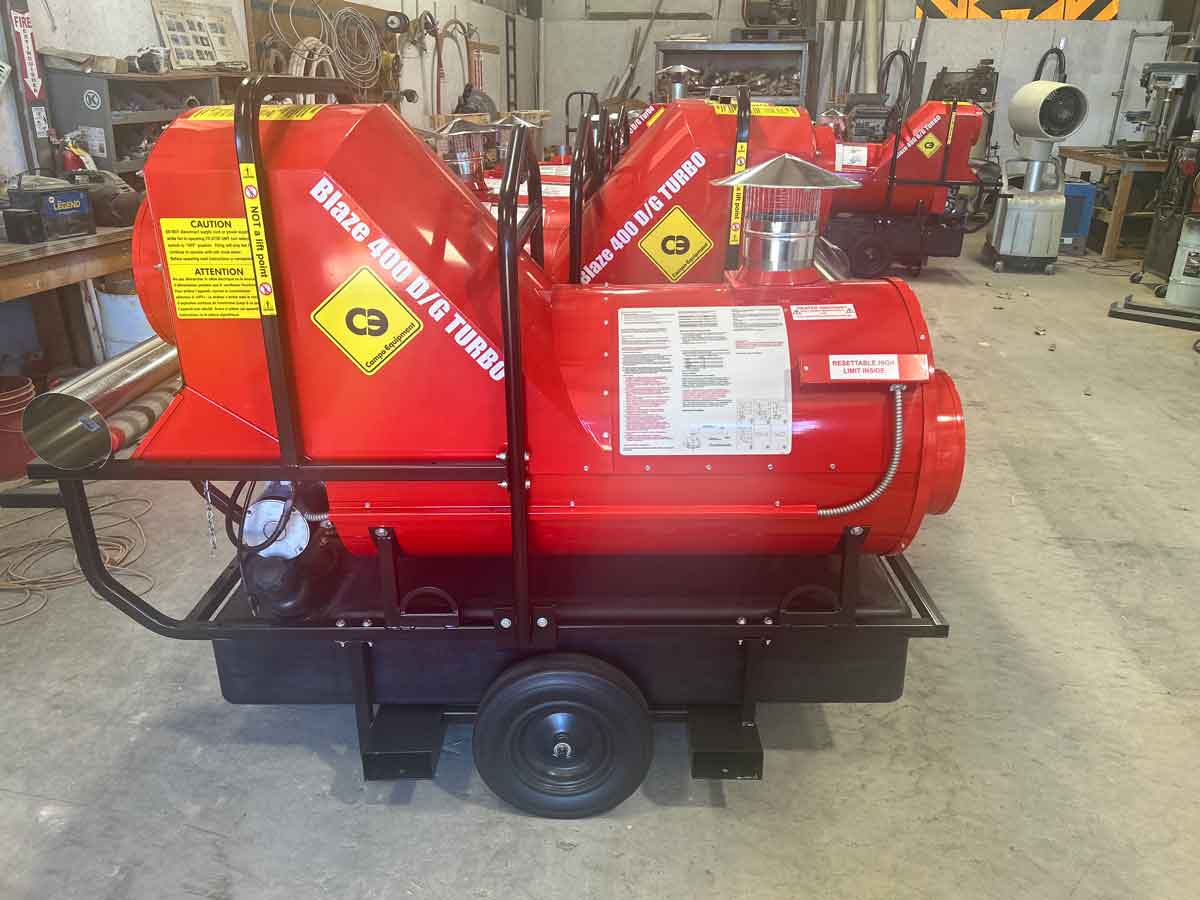 40,000 BTU industrial heater for rent